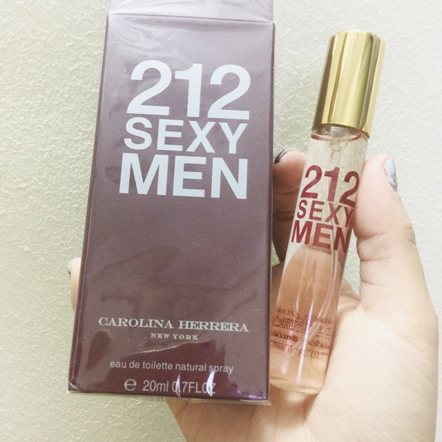 Nước hoa ống mini nam 212 Sexy Men 20ml