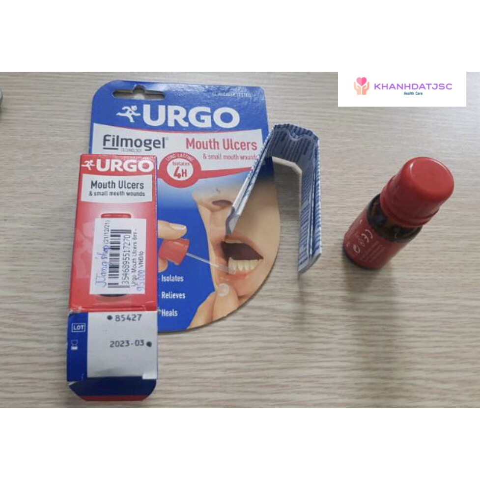 Gel bôi nhiệt miệng URGO Mouth Ulcers