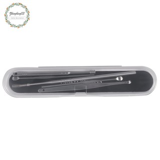 5 Pcs/Set Uni Stainless Steel Spiral Pick Spoon Ear Wax Remova