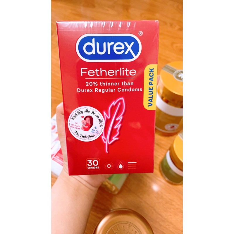 Bao cao su durex 30 cái( nội địa Úc)