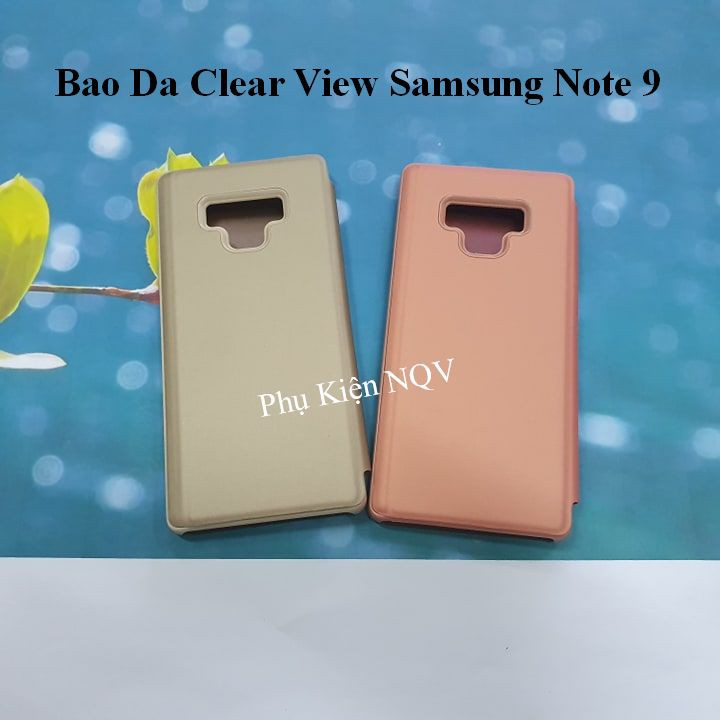 Note 9|| Bao Da Clear View Standing Samsung Note 9 - Pk NQV