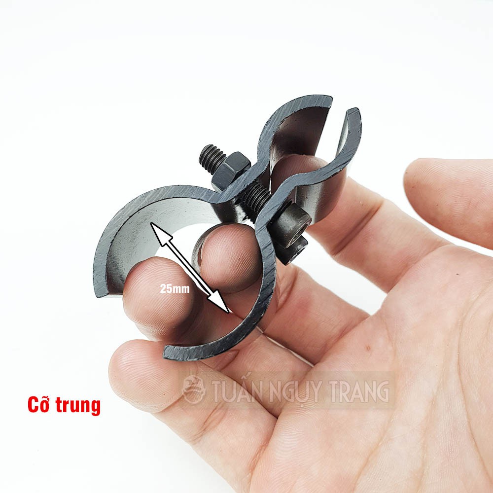 Chân kẹp số 8 đa năng 3 kích cỡ kẹp đèn pin