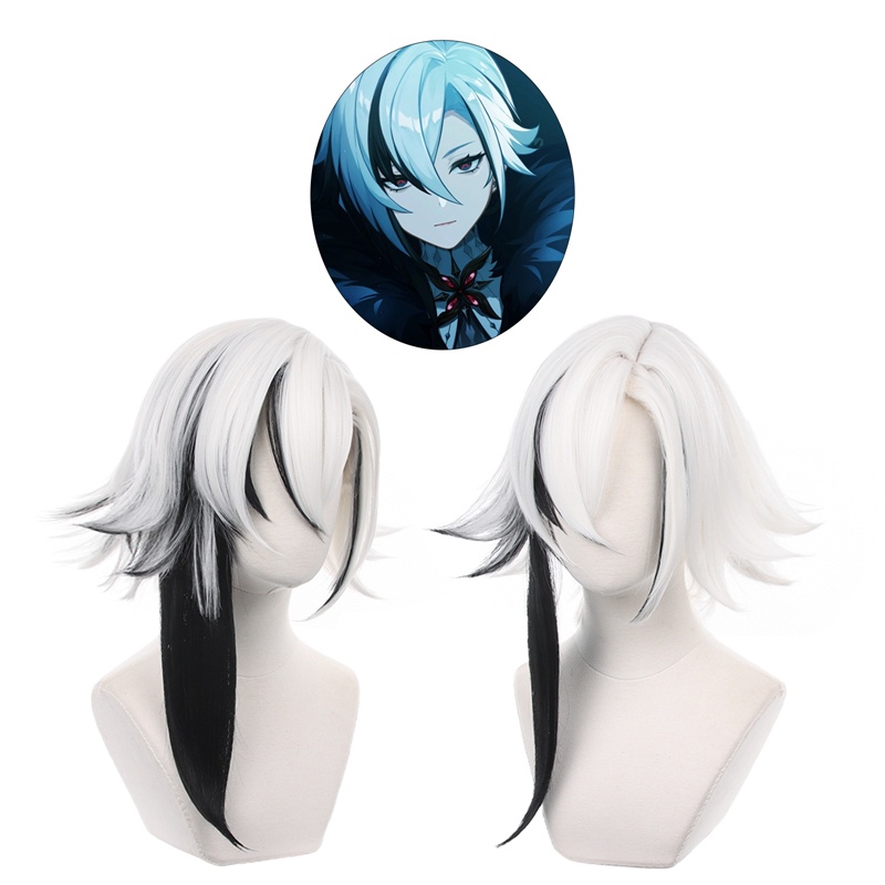 Tóc Giả Hóa Trang Nhân Vật Arlecchino Fatui Trong Game Genshin