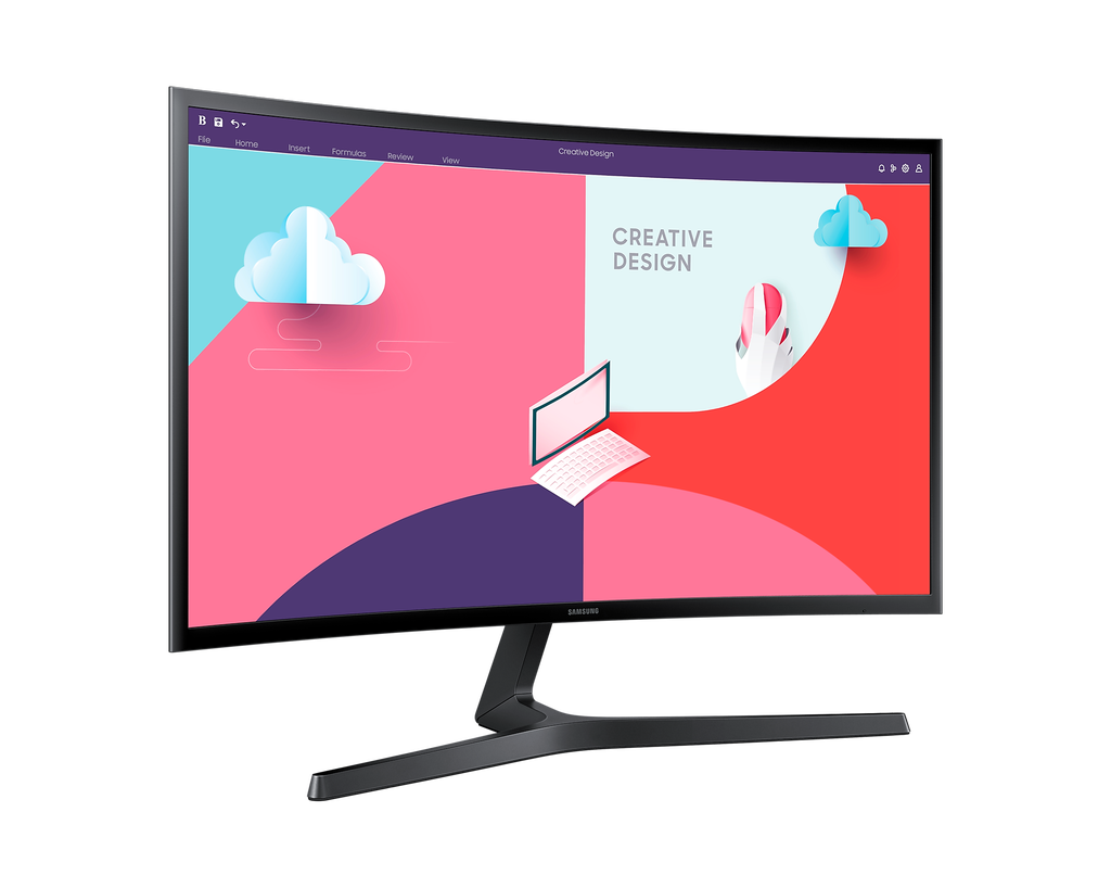Màn Hình Cong Samsung LS24C366EAEXXV Công nghệ AMD FreeSync, Tần số quét 75Hz và Game Mode