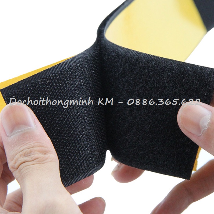 Velcro, băng dính gai, khóa nhám keo dán lưới dán siêu chắc giấy vàng