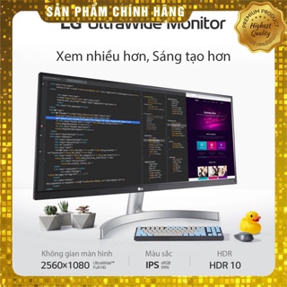 Chính hãng – Màn Hình LG 29WN600-W 29″ IPS 75Hz Freesync HDR UWFHD – Chính Hãng Miễn phí lắp đặt . .