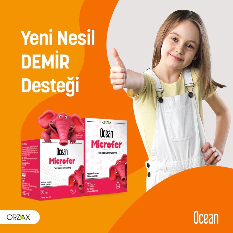 Ocean Microfer.Bổ Sung Sắt Cho Trẻ Từ Sơ Sinh,Trẻ Gầy Yếu Thiếu Máu Do Thiếu Sắt