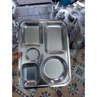 Khay cơm inox 5 ngăn