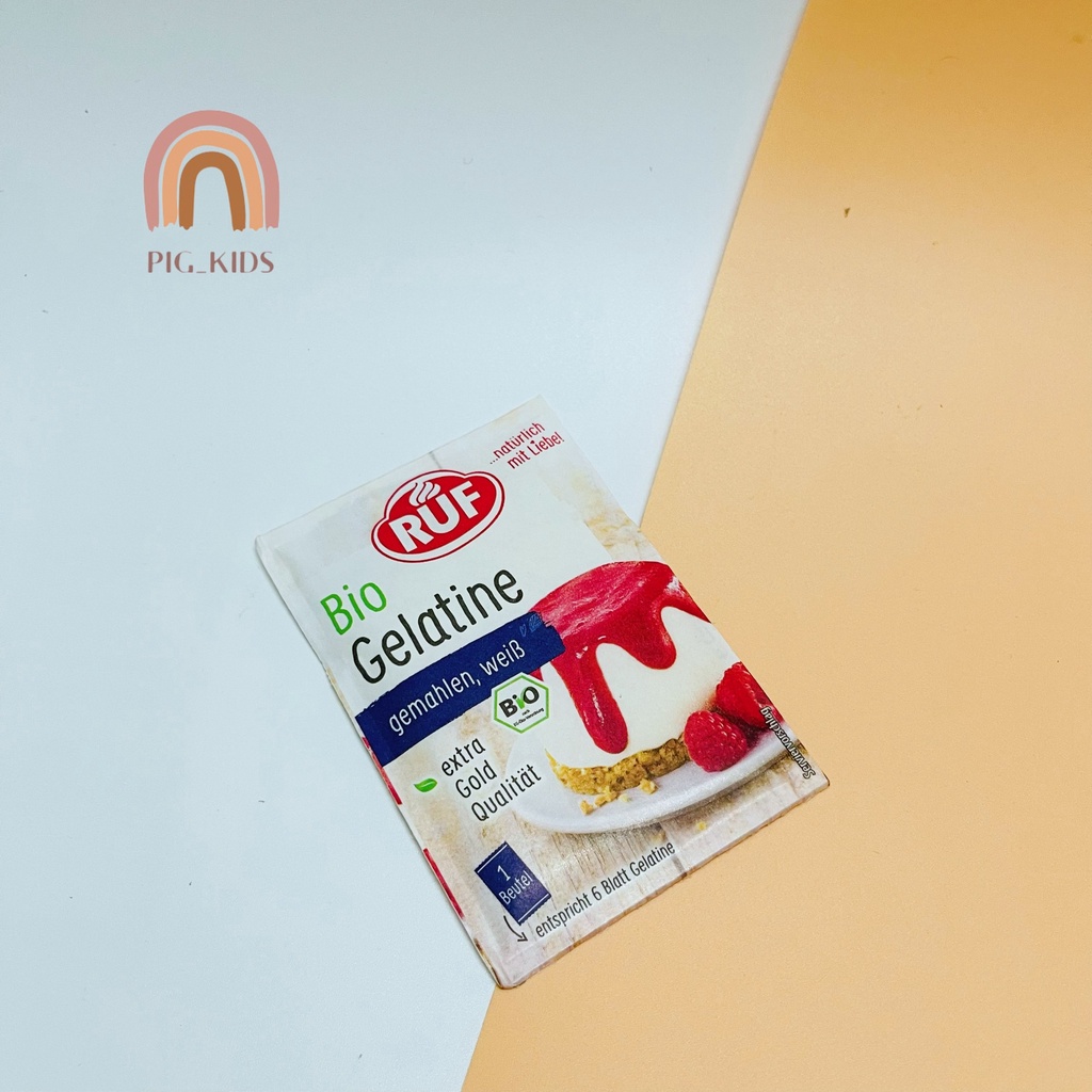 Các Loại Bột Hữu Cơ Ruf Pudding, Gelatine,Bột Nở, Men Nở, Đường Hữu Cơ Làm Bánh Cho Bé Ăn Dặm