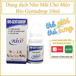 Dung dịch Nhỏ Mắt Chó Mèo - Bio Gentadrop 10ml