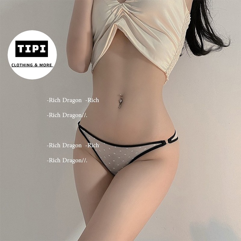 Quần lót nữ ren lưới cao cấp hình tim Xeme D1-06