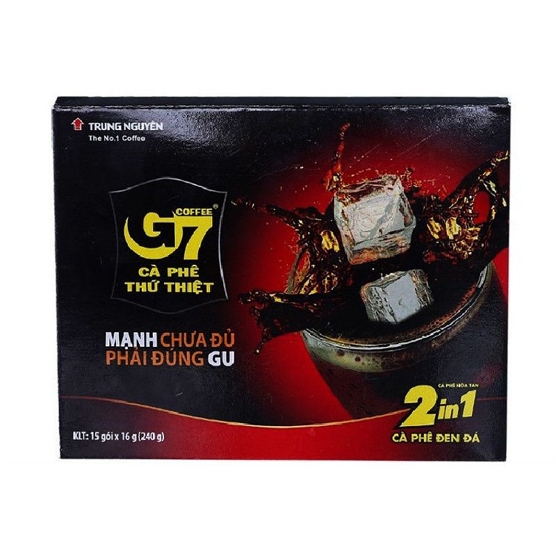 Cà Phê Hòa Tan G7 2in1 Hộp 15 Gói x 16G