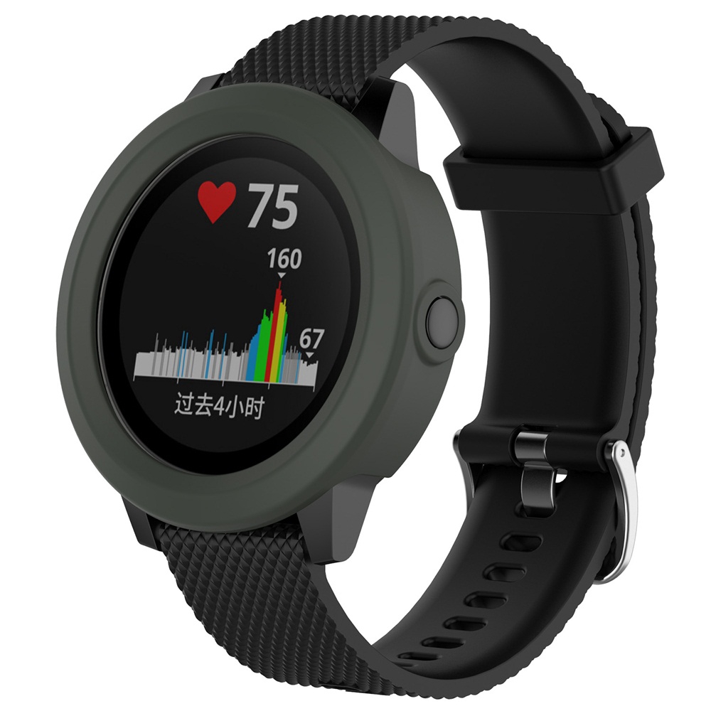 Ốp khung silicone bảo vệ mặt kính đồng hồ thông minh Garmin Vivoactive 3