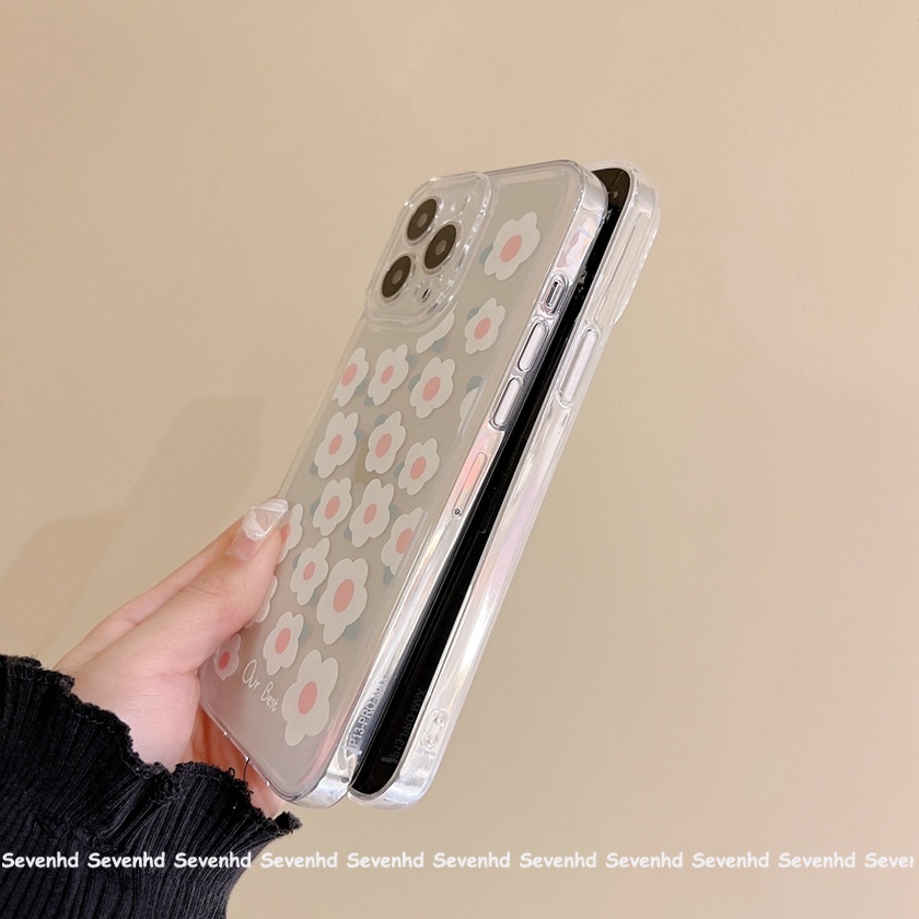 Ốp Điện Thoại Họa Tiết Hoa Cúc Đơn Giản Thời Trang Cho iPhone 13 12 11 Pro Max SE2020 X XR Xs Max 7 8 Plus