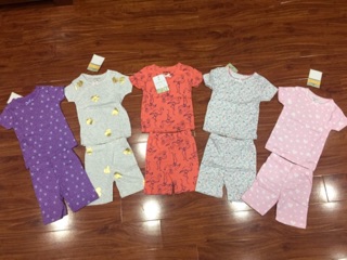 Set 5 bộ carter cho bé gái( ảnh thật)