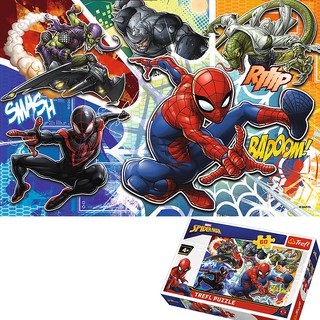 Tranh ghép hình Trefl 17283 chính hãng - 60 mảnh cho bé chủ đề người nhện ( dành cho bé 3 tuổi trở nên )