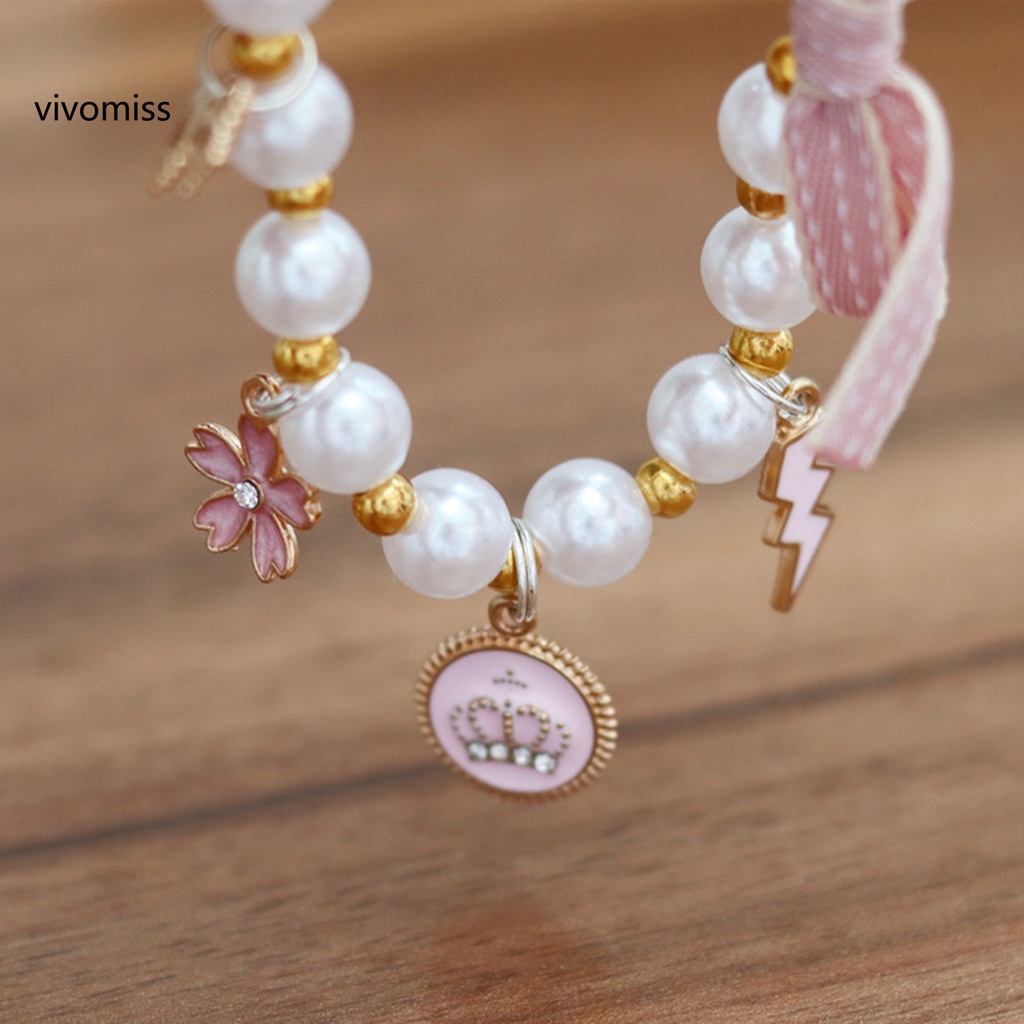 Vòng cổ bằng nhựa đính ngọc trai nhân tạo cho thú cưng