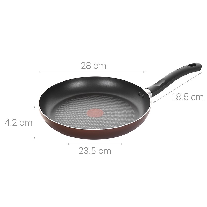 Chảo chiên chống dính đáy từ 28cm TEFAL Day by Day - Bảo hành kỹ thuật chính hãng 24 tháng