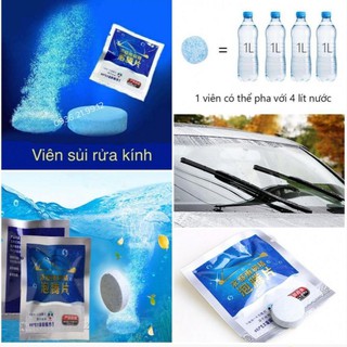 ✅Viên sủi vệ sinh kính chắn gió ô tô siêu sạch sáng. Không vết ố