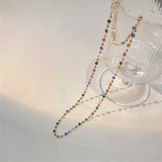 Vòng Cổ Đá Pha Lê Nhiều Màu | Chocker Rực Rỡ