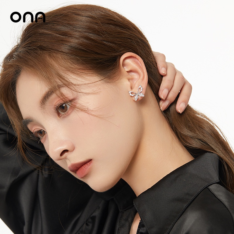 Khuyên Tai Dạng Lỏng Hình Bướm Đính Đá Zircon Phong Cách Hàn Quốc Thời Trang Hàng Mới 2022 Dành Cho Bạn Nữ 925