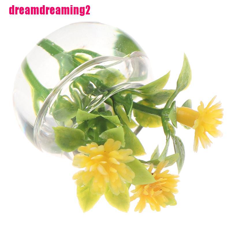 Chậu Cây Giả Trang Trí Nhà Búp Bê Tỉ Lệ 1:
