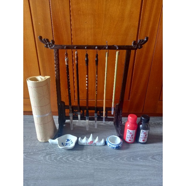 Bộ combo đầy đủ dụng cụ viết thư pháp