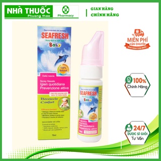 Xịt mũi trẻ em Seafresh Baby 70ml Nước muối biển sâu