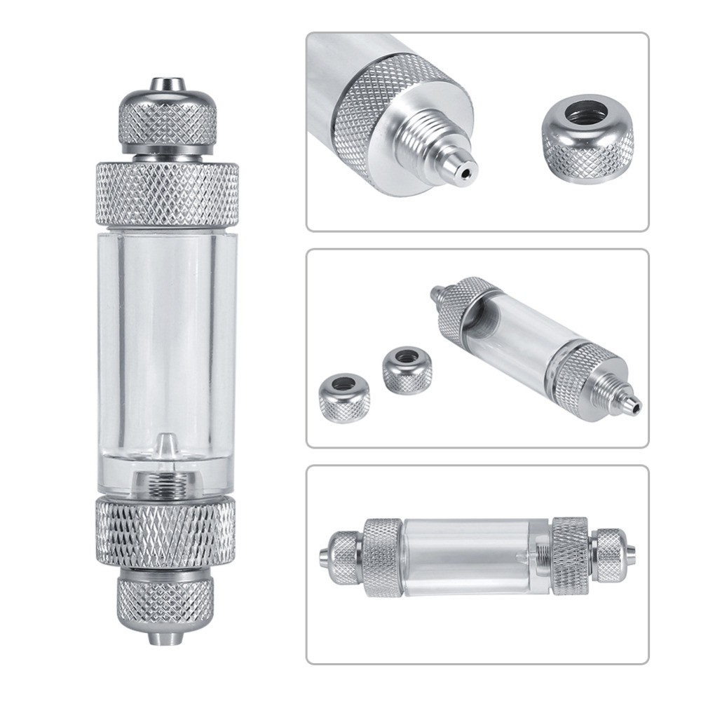 Đếm Giọt + Van Một Chiều CO2 Mufan Ver 1 (Hai Đầu)