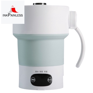 Ấm đun nước silicon 600ml có thể gấp gọn tiện lợi