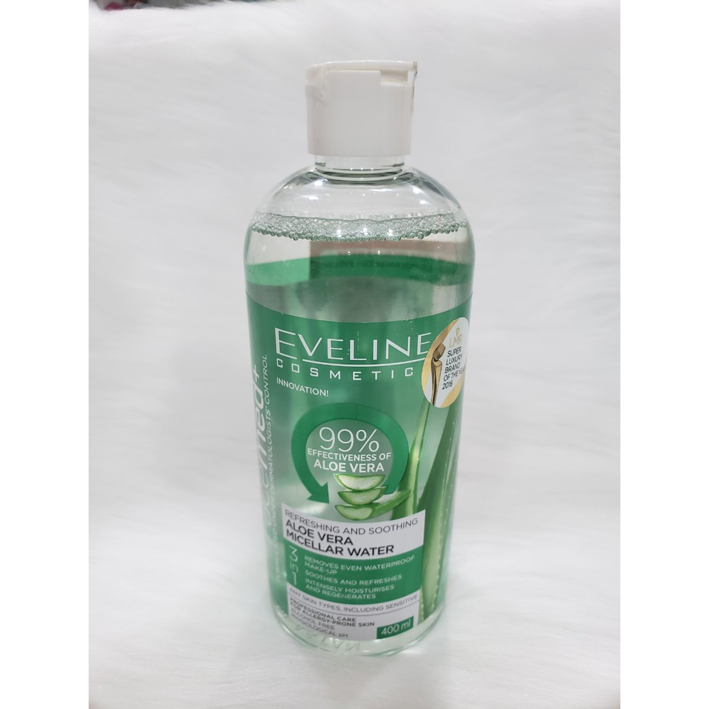 Nước tẩy trang Eveline lô hội 400ml