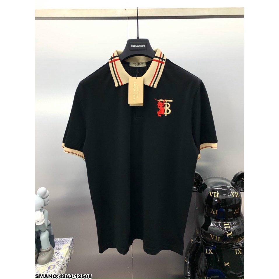 Áo thun nam cao cấp thun nam polo 3 màu BBR phối vải cotton đẹp như hình