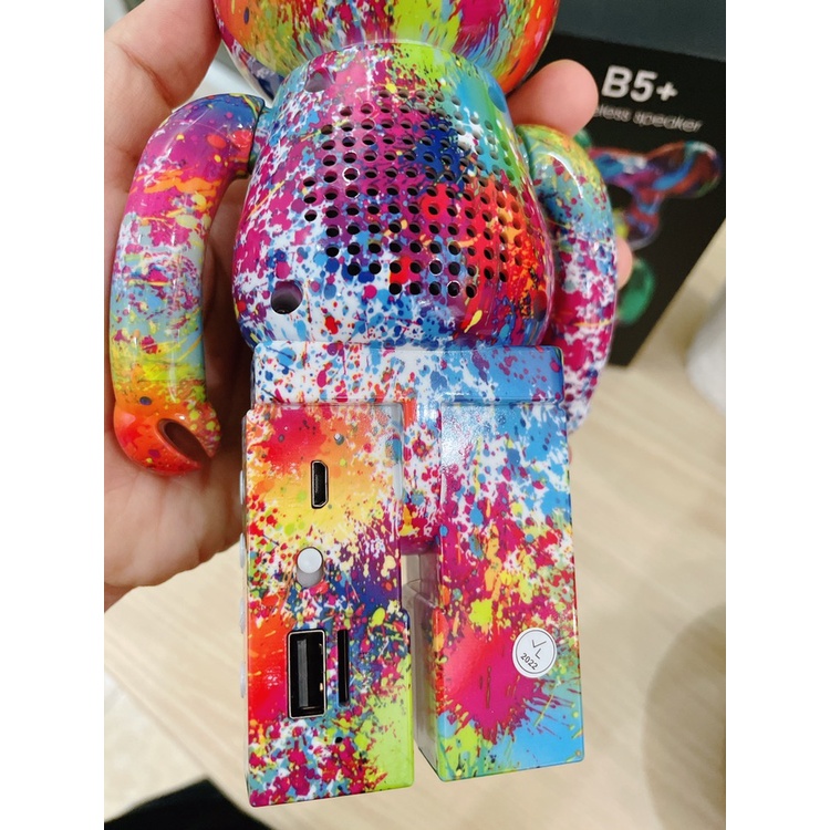 Loa bluetooth gấu bearbrick Loa deco không dây hot trend bảo hành 24 tháng