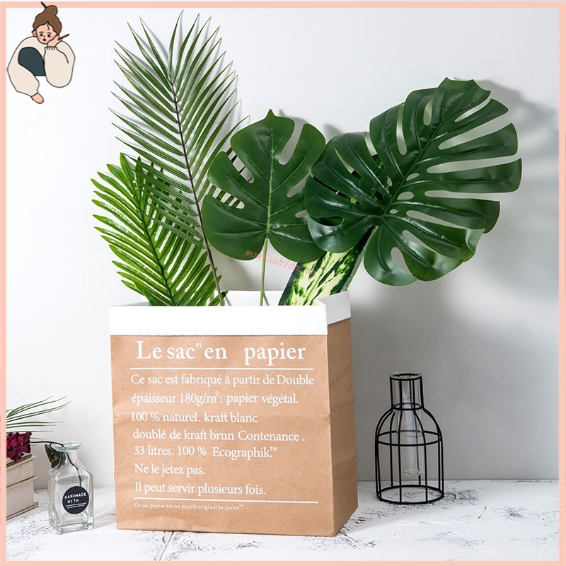 Set 2 Lá Cọ Nhân Tạo Độc Đáo Tiện Dụng Trang Trí Nhà Cửa