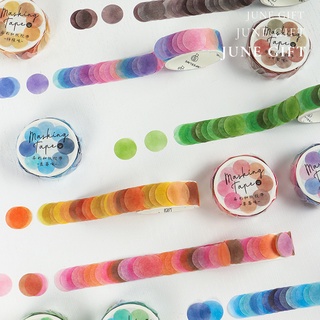 Cuộn 100 Sticker Chấm Tròn Nhiều Màu