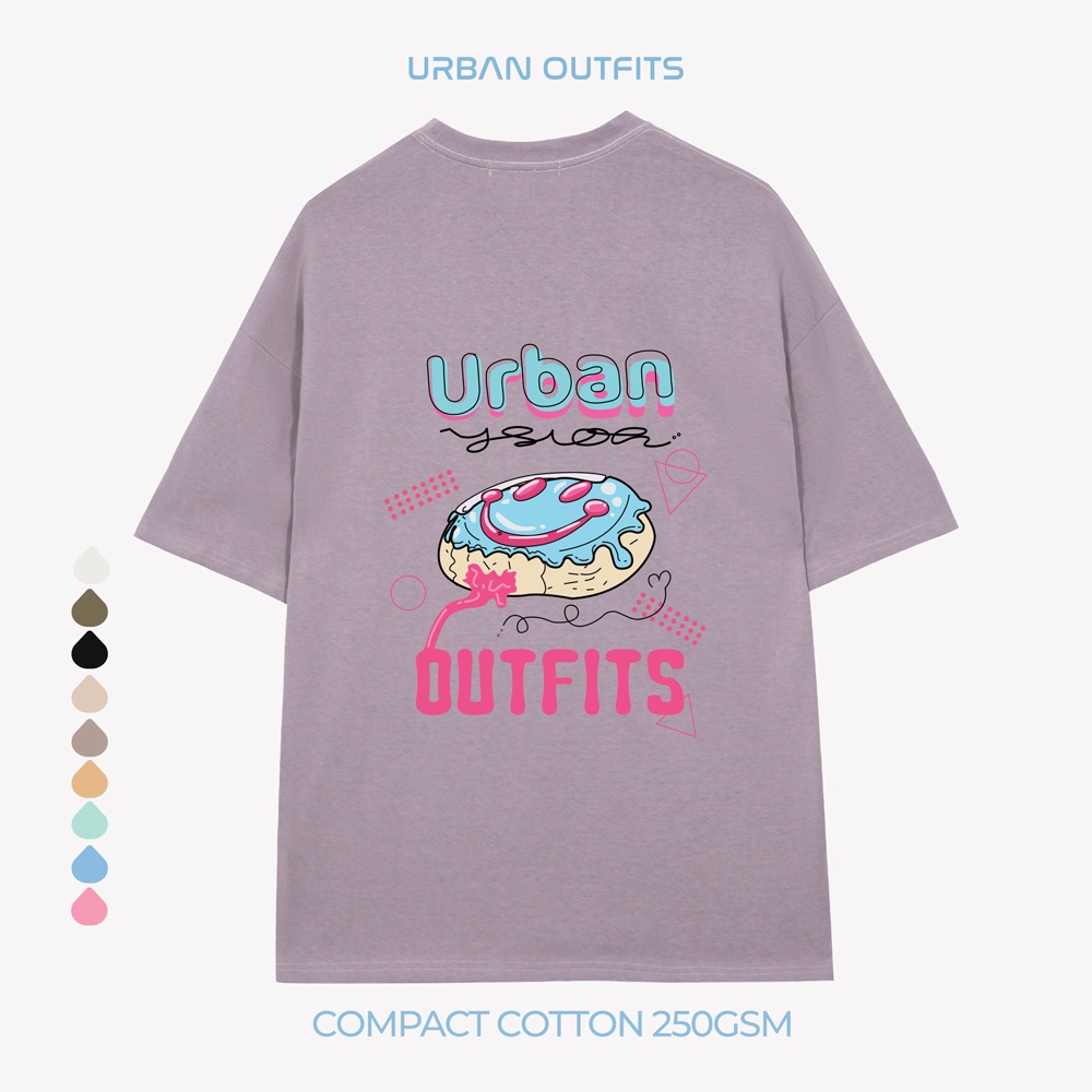 Áo Thun Tay Lỡ Form Rộng URBAN OUTFITS ATO153 Local Brand In Hình ver 2.0 Chất Vải 100% Compact Cotton 250GSM