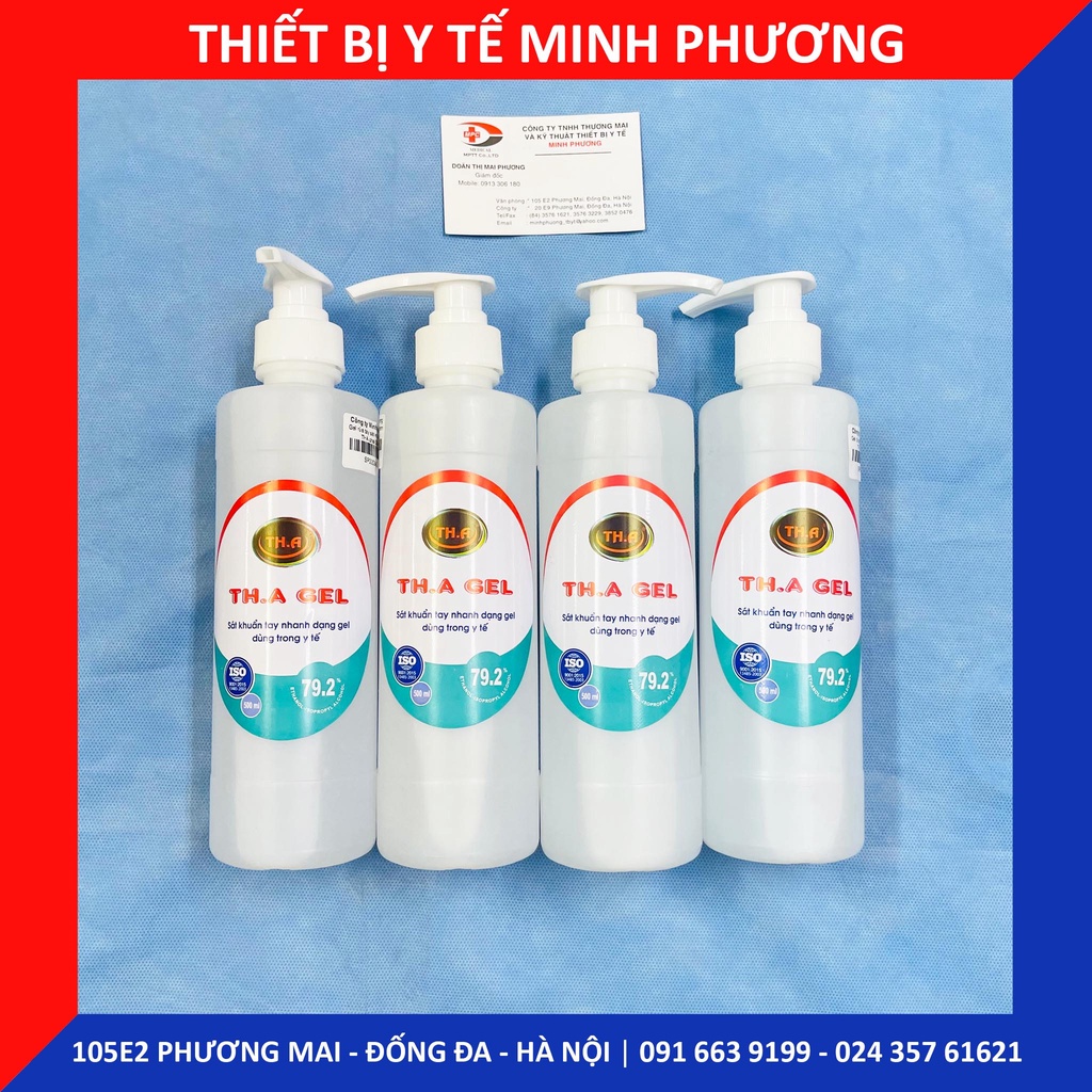 Gel rửa tay sát khuẩn nhanh THA chai 500ml