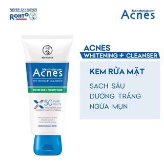 Sữa rửa mặt dưỡng trắng và ngăn ngừa mụn Acnes Pure White Cleanser 100g
