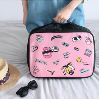 Túi du lịch vải không thấm nước - Họa tiết độc đáo