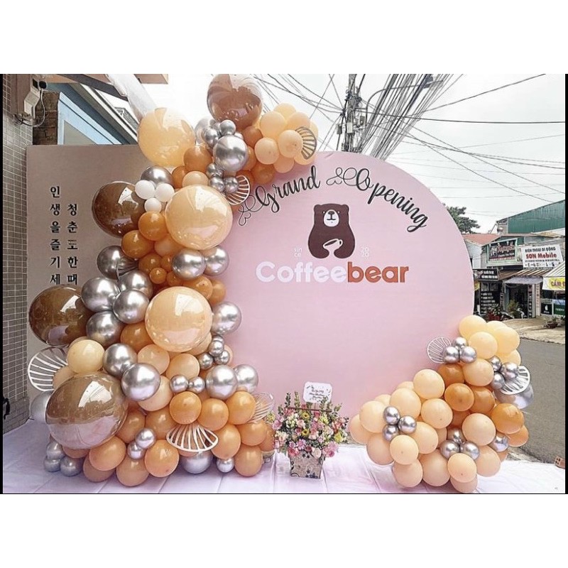 Bong Bóng Tx 10inch Màu Retro, Bóng Tone Màu Lì, Bóng Màu Tây Lạ Chụp Hình Lên Ảnh Màu Sang