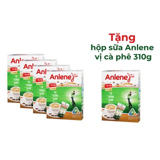[Tặng 1 hộp  giấy Anlene hương cà phê latte 10x31G] Combo 4 hộp giấy Anlene hương cà phê latte 10x31G