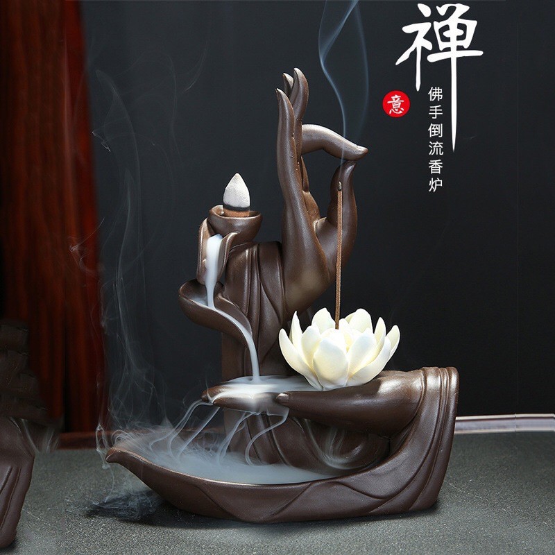 Thác khói trầm hương chọn mẫu tặng kèm 10 nụ trầm