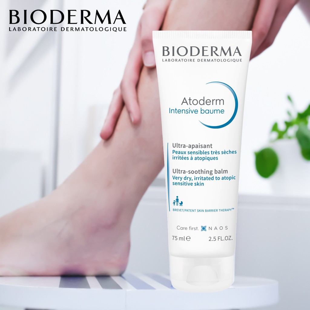 Kem dưỡng ẩm chuyên sâu cho da rất khô và viêm da cơ địa Bioderma Atoderm Intensive Baume - 75ml