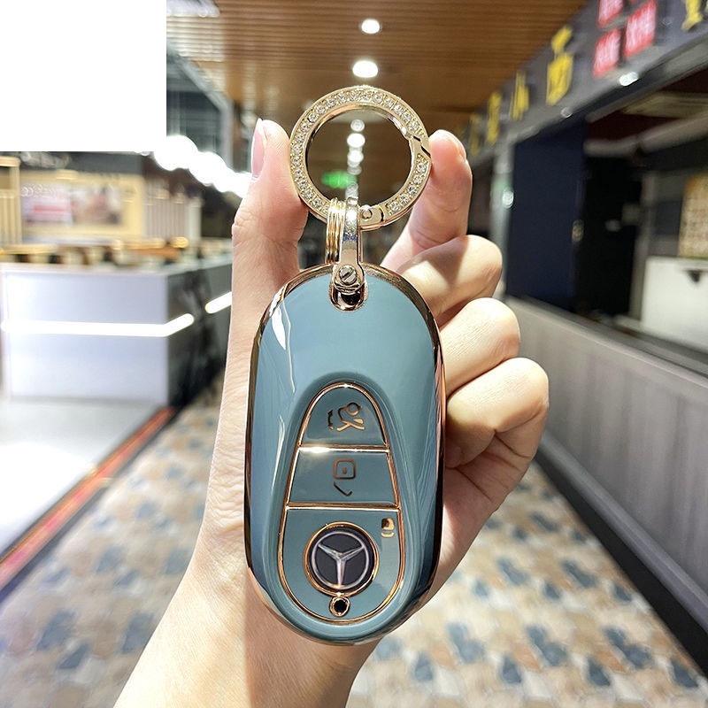 Vỏ Bọc Chìa Khóa Xe Hơi Mercedes Benz 2021 C Class S Class W223 S350 S400 S450 S500 C200 C260 2021