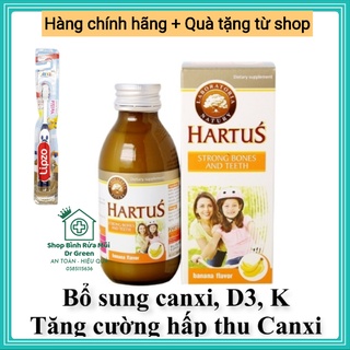 [Tặng quà bé yêu] Hartus Canxi Bổ sung canxi, vitamin D3, Vitamin K