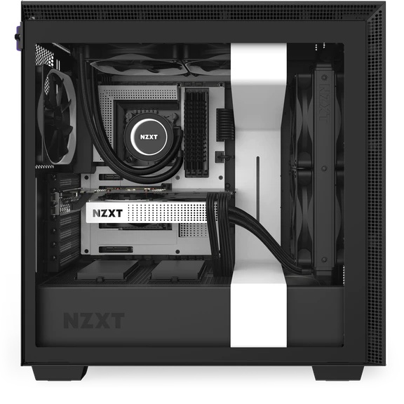 Vỏ Case NZXT H710 MATTE (Mid Tower/Màu Trắng, Đen, Đỏ)