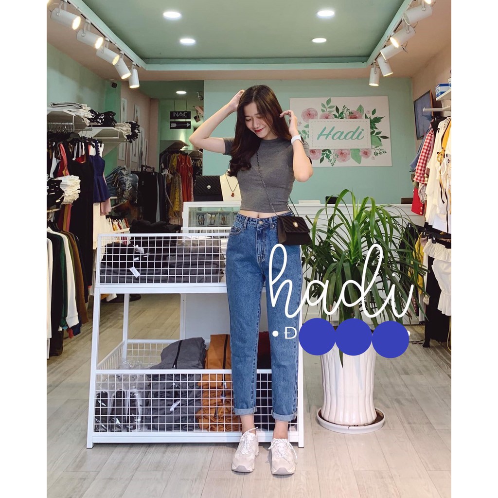 QUẦN BAGGY JEAN NỮ CAO CẤP HADI ĐỦ MÀU ĐỦ SIZE LAI CUỐN CỰC CUỐN HÚT CỰC PHONG CÁCH