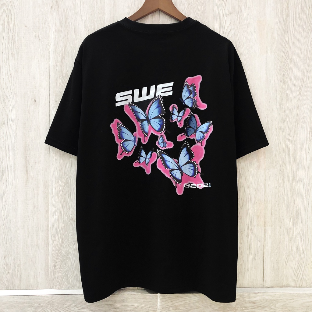 Áo thun tay lỡ SWE cao cấp, áo phông nam nữ T shirt unisex, Dricco official