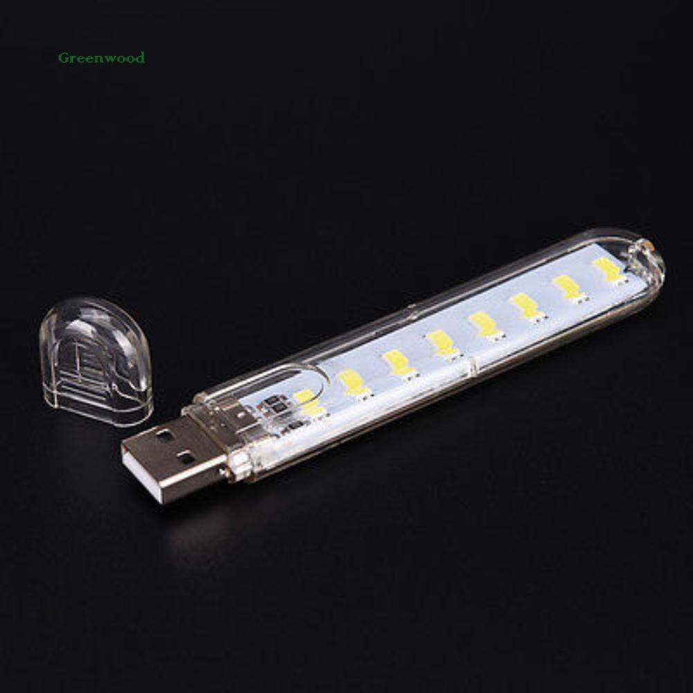 Đèn LED sạc USB 8 bóng tiết kiệm năng lượng