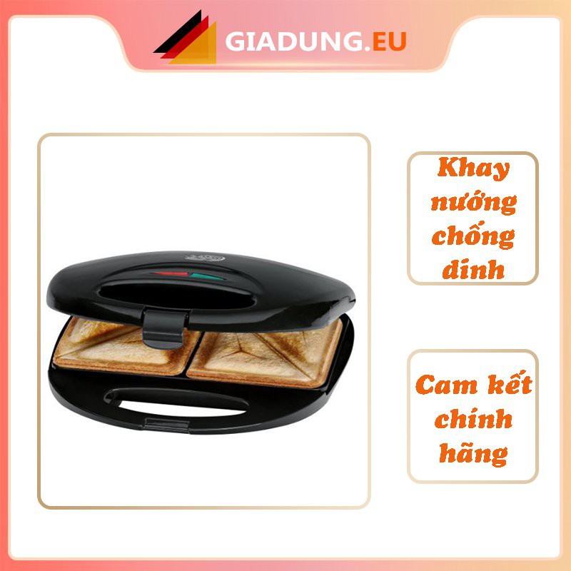 [Mã ELHADEV giảm 4% đơn 300K] [CHÍNH HÃNG] Máy nướng bánh mì, sandwich Clatronic